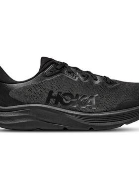 代购Hoka OneOne女士跑步鞋缓震透气耐磨慢跑鞋黑色网面日常通勤