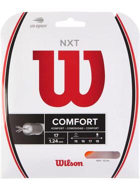 代购Wilson威尔胜网球线舒适高弹性减震耐磨17号1.24mm橙色40ft