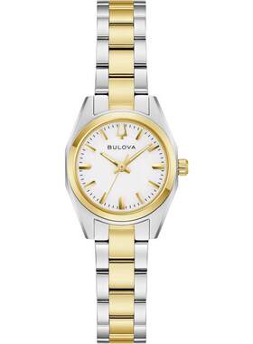 海外代购BULOVA/宝路华女士手表欧美腕表夜光指针防反光涂层