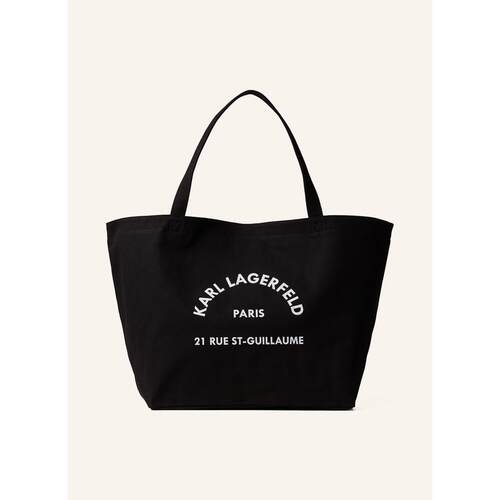 欧洲代购Karl Lagerfeld女士手拿包磁吸扣手提大容量黑色