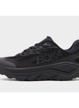 代购Hoka OneOne男士跑步鞋防水缓震耐磨越野跑鞋黑色网面材质