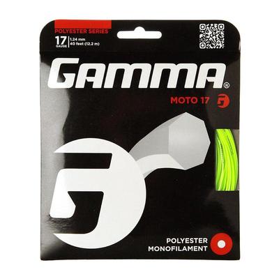 代购Gamma网球线控制耐用响应性适中舒适17号1.24mm40英尺