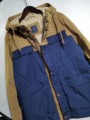 马威男防风保暖棉衣 薄棉袄 连帽棉衣 棉外套 春秋夹棉外套