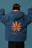 204-MY2081-P110蓝底中性大刺绣冬季棉服羊羔毛外套女羊羔绒棉衣，女装棉衣/棉服，星座204