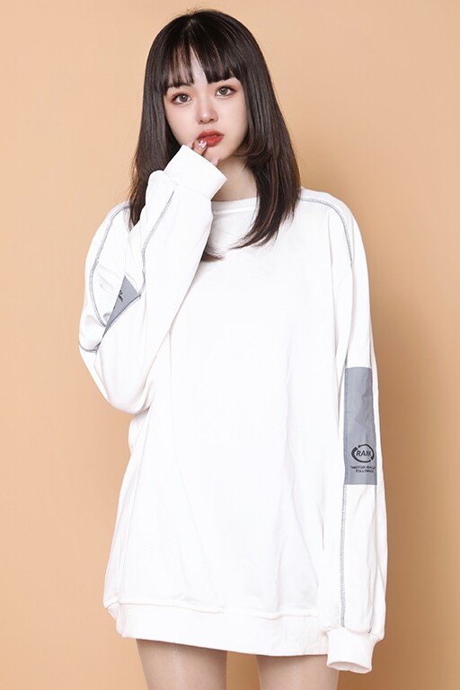 204-W66-P35中性蓝墙长袖卫衣男春秋潮牌2023新款潮女士衣服上衣,女装卫衣/绒衫,星座204