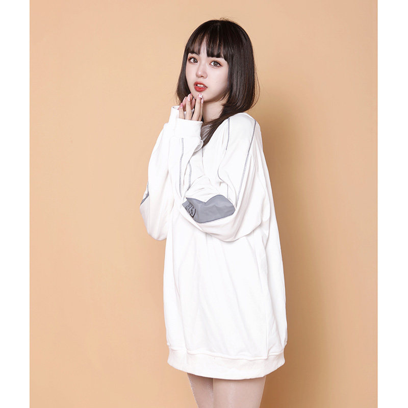 204-W66-P35中性蓝墙长袖卫衣男春秋潮牌2023新款潮女士衣服上衣,女装卫衣/绒衫,星座204