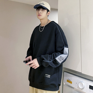 204-W66-P35港风休闲长袖卫衣男春秋潮牌2023新款潮衣服上衣