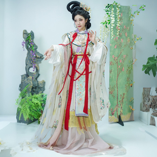 京渝堂旗下神仙服系列晋渝堂印花9件全套 白粉特定搭配 紫云归