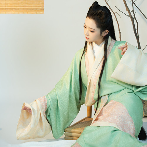 汉制曲裾汉服汤圆姐姐马王堆