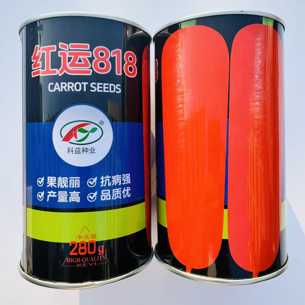 红运818胡萝卜种子韩国引进三红胡萝卜种抗病丰产红芯春秋播基地