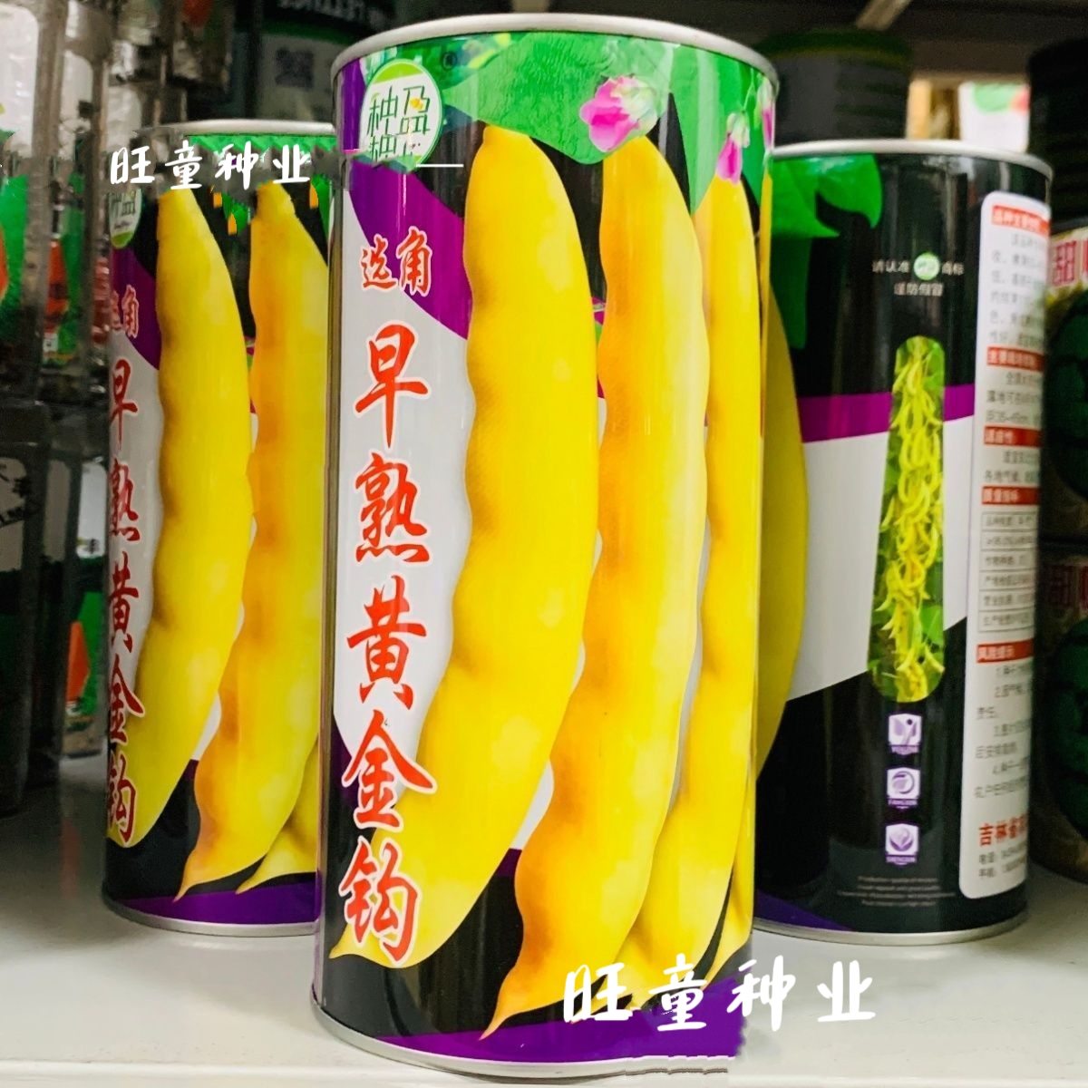 早熟黄金钩豆角种子黄豆角种子东北架油豆种籽黄金架豆种面糊好吃