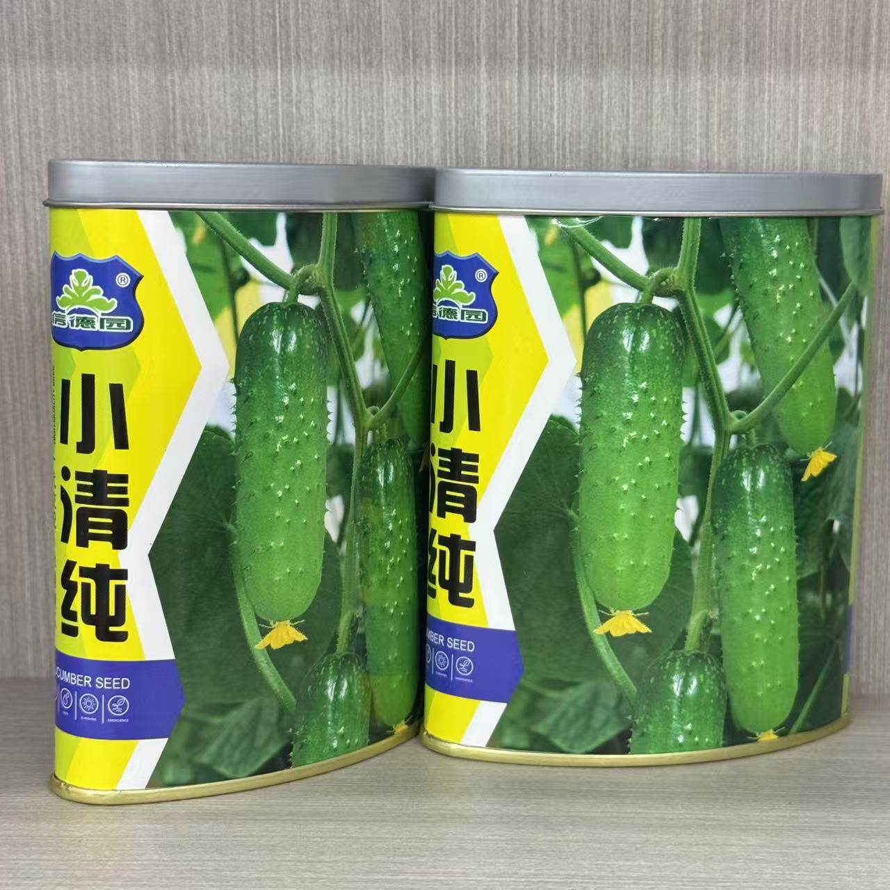 德园小清纯黄瓜种子雌性水果型黄瓜种子早熟抗病强瓜码密春秋播