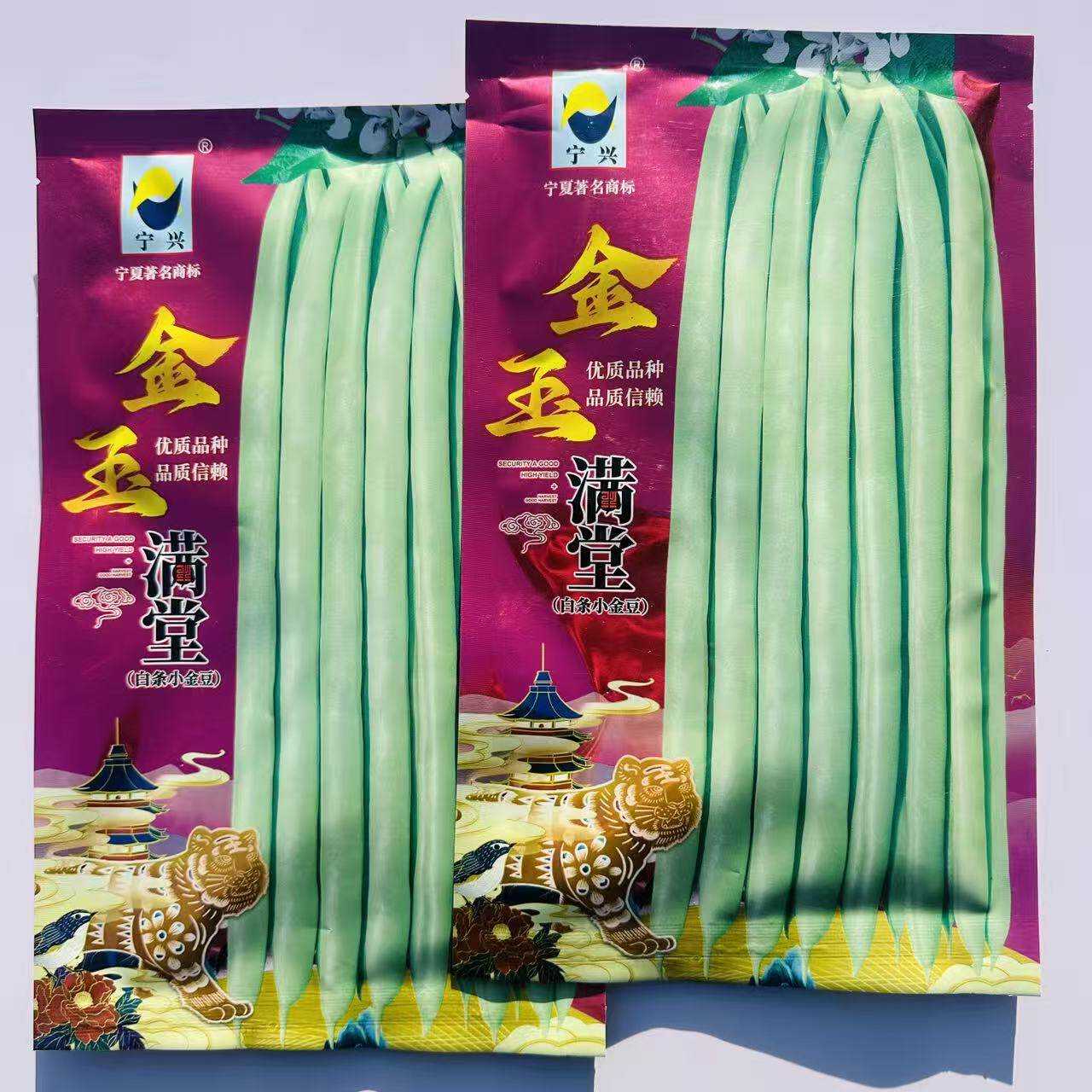 白条小金豆种子金玉满堂小金豆种子油青浅白条无筋四季豆种子春秋