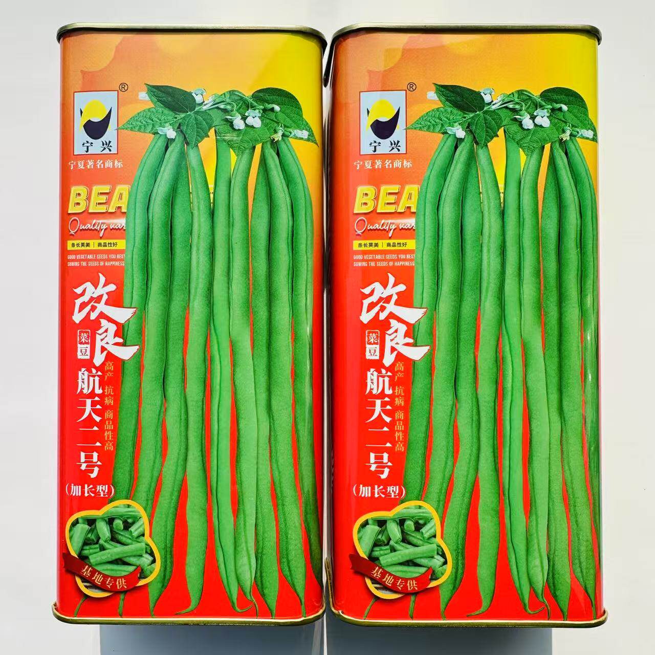 改良航天二号架豆王种子加长型无筋豆种子四季豆泰国架豆种子特长