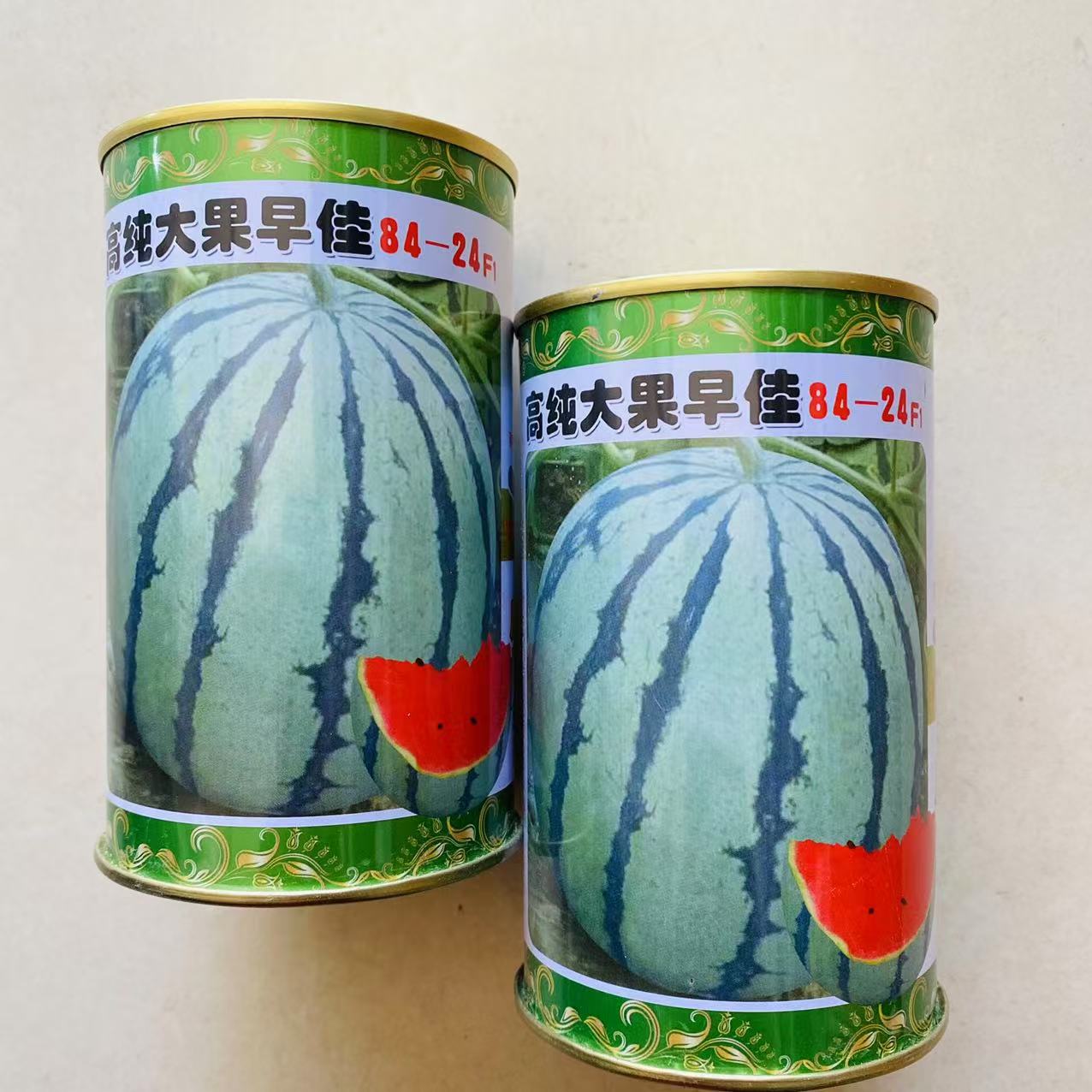 大果早佳8424麒麟西瓜种籽高糖14度春四季播种子甜王西瓜种子苗孑