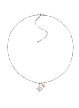 AUGUST HARMONY 八月和谐心之星小众个性项链女纯银轻奢520礼物