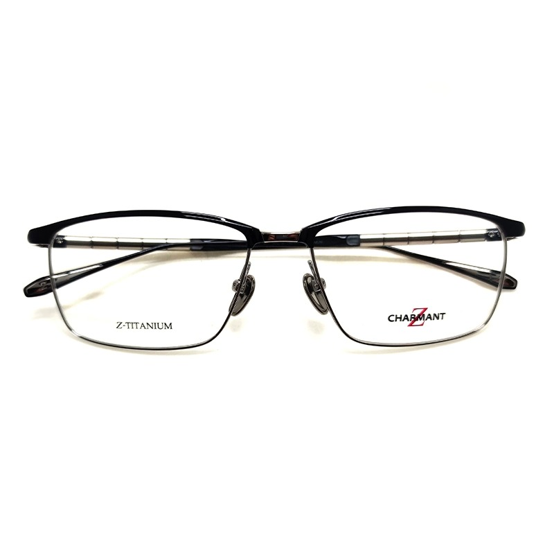 夏蒙charmant日本Z钛link系列全框正品男 超轻纯钛眼镜架 ZT27013