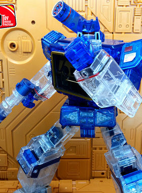 现货THF透明声波变形玩具mp-13明波日版配色大师级音板金刚模型