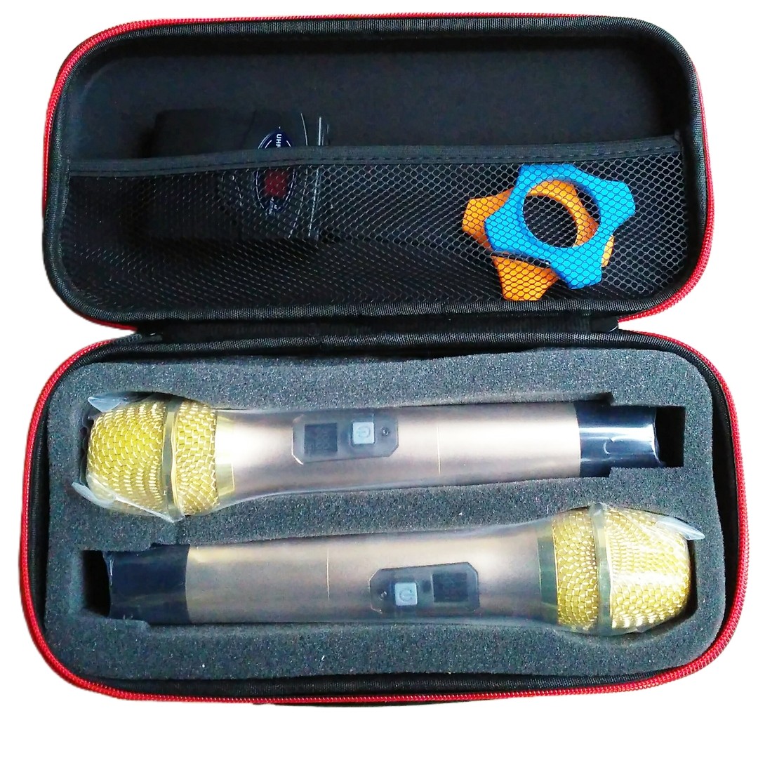 无线麦克风双手持话筒保护盒子无线腰包头戴耳麦话筒收纳包收纳盒