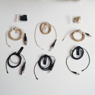 高端定制进口咪芯领夹麦克风无线腰包胸麦话筒演出直播贴脸咪头线