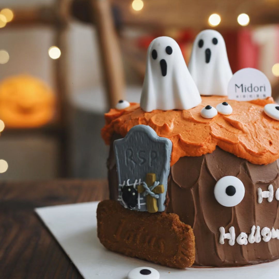 万圣节蛋糕装饰立体软陶插件