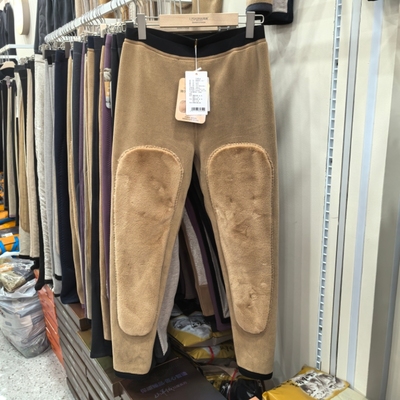 思念棉裤2271高腰一体大码保暖裤男女棉裤貂绒护膝冬季骑行裤2296