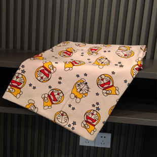 薄款拉架布料卡通印花弹力针织面料春夏运动裤娃衣手工DIY