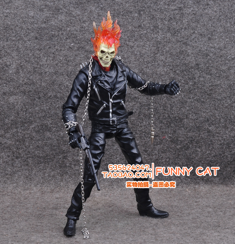 marvel恶灵骑士玩具模型可动人偶