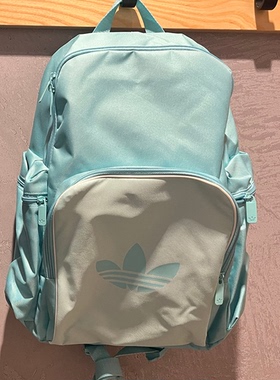 正品adidas阿迪达斯拼色运动休闲双肩包后背包男女通用JD5526