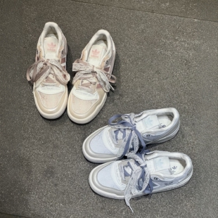 正品ADIDAS阿迪达斯女子蕾丝运动休闲慢跑鞋运动鞋KZ7547 KZ7548