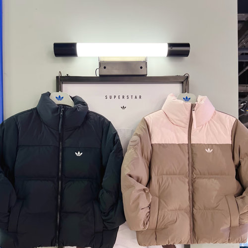 正品adidas阿迪达斯运动休闲长袖羽绒服外套KC2659 KC2660