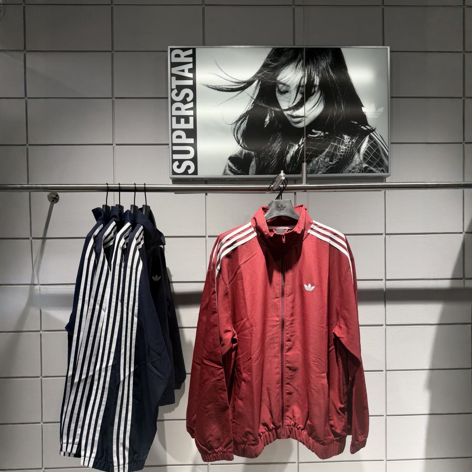 正品ADIDAS阿迪达斯男子运动宽松休闲长袖夹克外套 KS4244