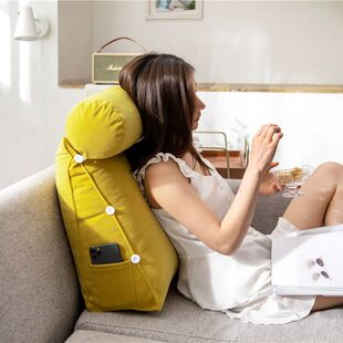 封神Soft靠背北欧靠枕带头枕沙发卧室床头靠垫懒人枕家居懒坐抱枕