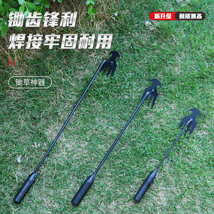 锄草挖野菜铲子连根拔草除草耙子跨境园林园艺电泳铲子