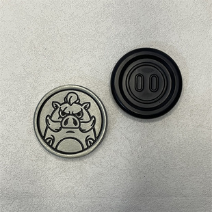 edc手推响币猪猪币玩具黑科技模型创意解压啪啪币减压ppb指压