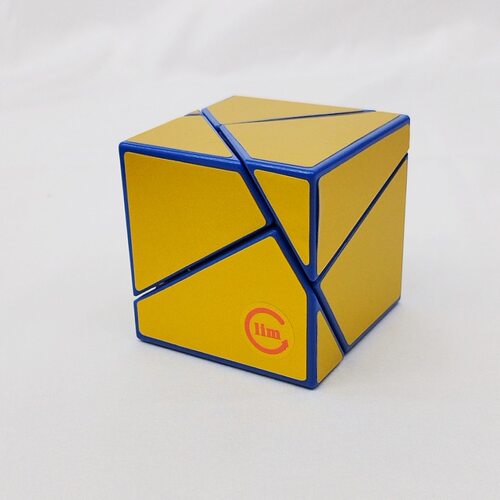 方是lim二阶鬼魔方2x2 ghost cube蓝色底 益智减压魔方玩具
