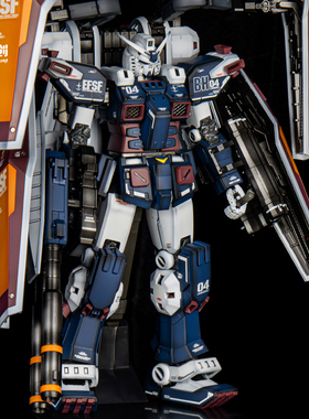 万代MG1/100雷霆宙域卡版全装甲FA-78高达阴影喷涂上色 代工 加工