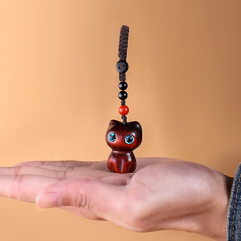 猫咪钥匙扣汽车钥匙圈手机链男士