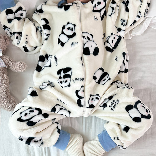 男童冬季加厚连体睡衣