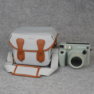 210 300 200 500AF 富士拍立得复古单肩相机包保护袋宽幅WIDE400