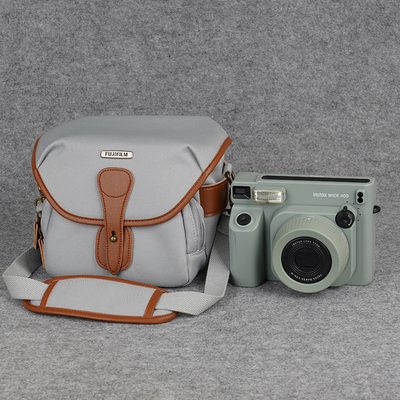 拍立得宽幅复古单肩相机包