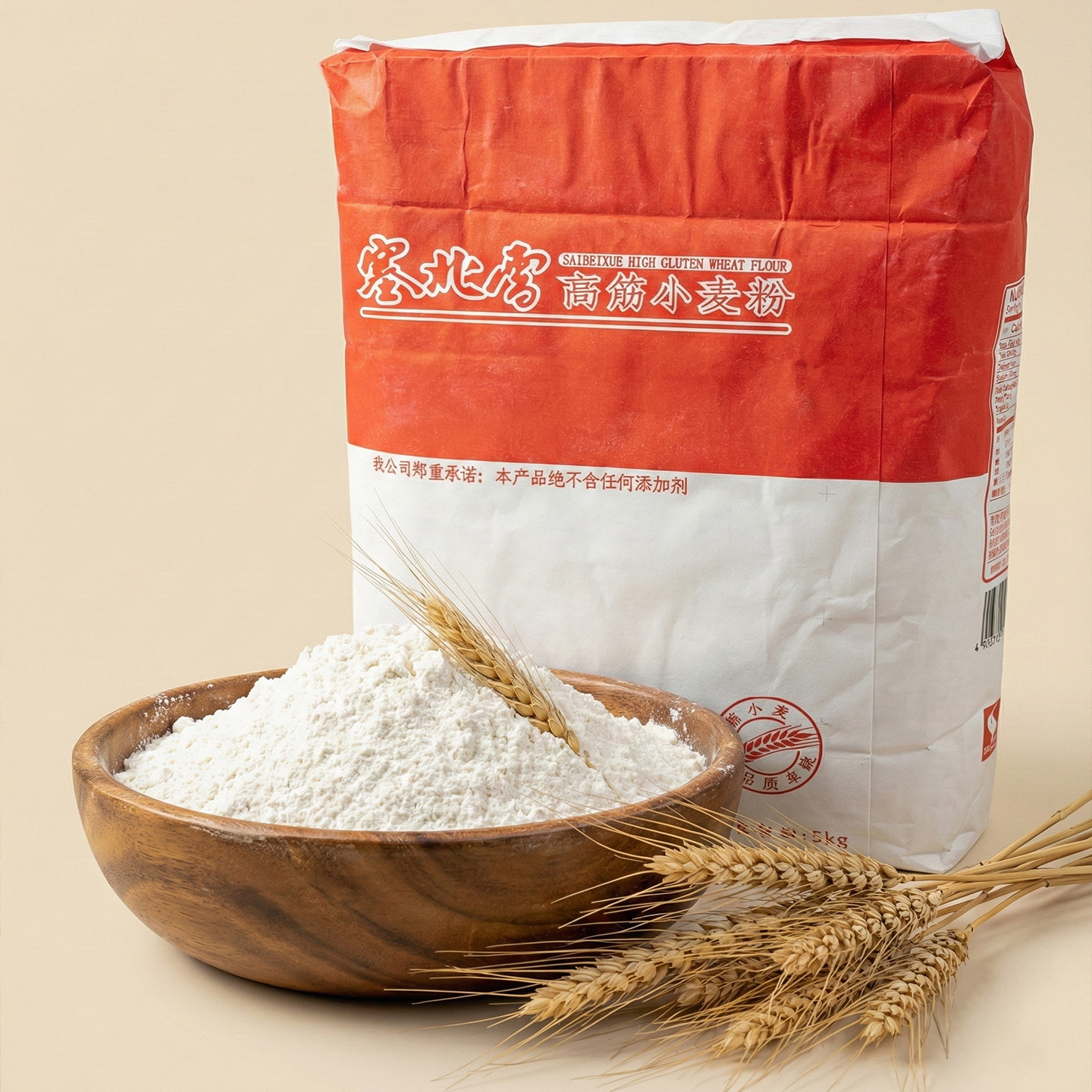 宁夏塞北雪面粉高筋粉5kg