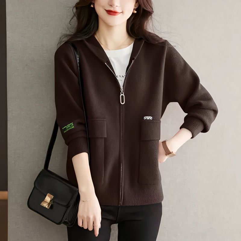 秋冬短款外套女士小个子春秋休闲上衣春装2024年新款春季连帽女装