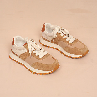 商场同款品牌正品真皮单鞋女鞋新款圆头平底休闲鞋女单鞋女 3A670