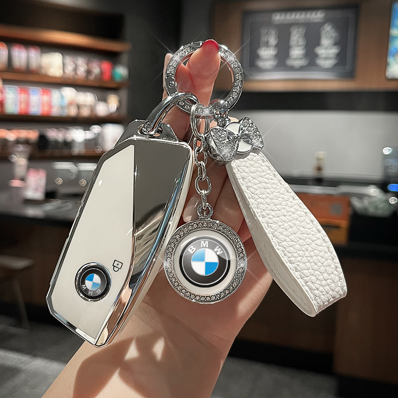 钥匙套2023款7系735li/740li/X7/i7/X1新款iXXM高档X6女扣壳