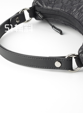 双头螺丝款超纤皮单肩带子提手拎百搭改造替换包带DIY配件吋手懿