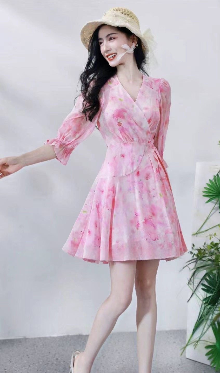 价格咨询.欧洲站设计师原创女装走秀款高定制设计师套装连衣裙612