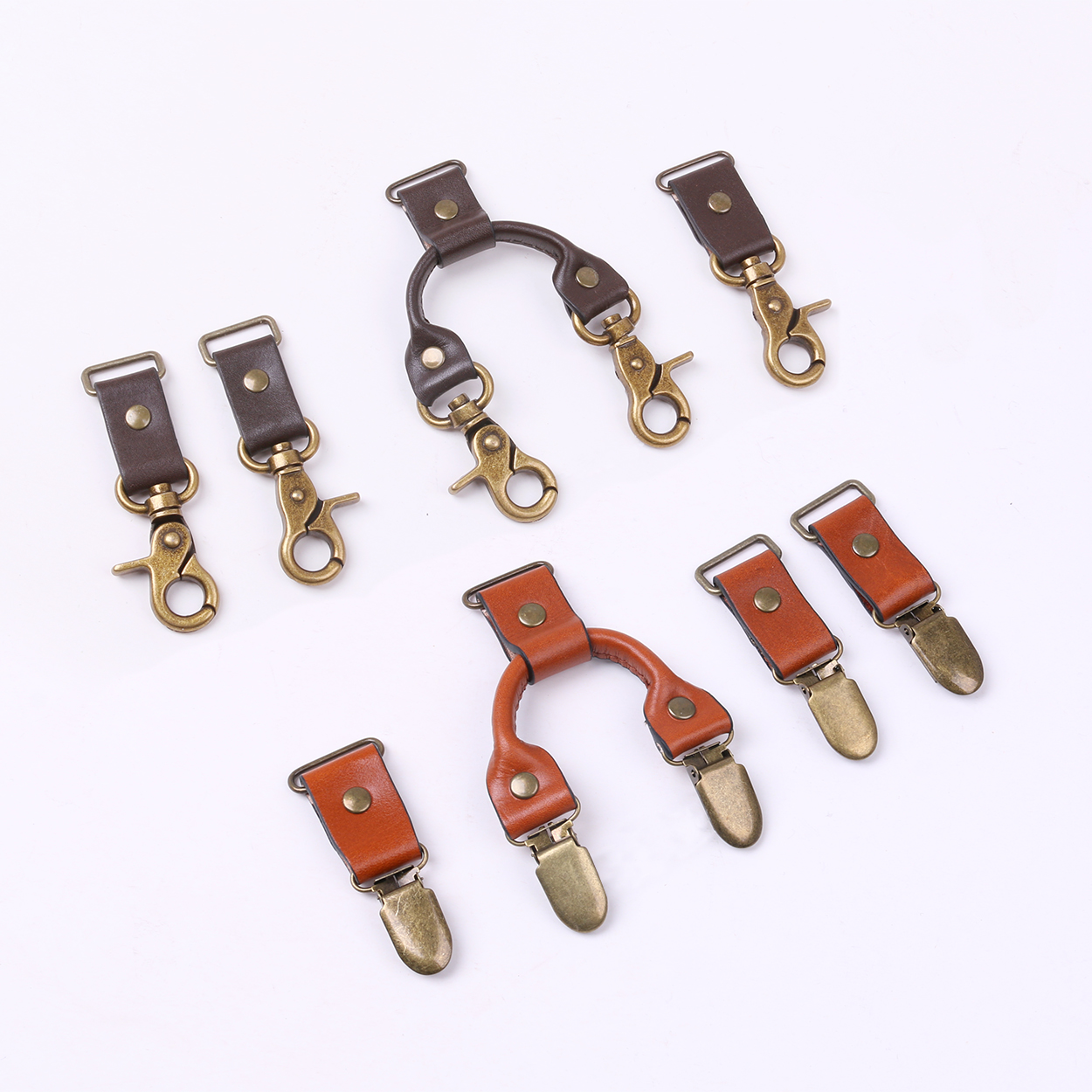 背带夹配件 背带挂钩背带裤配件 挂钩 可替换背带挂钩