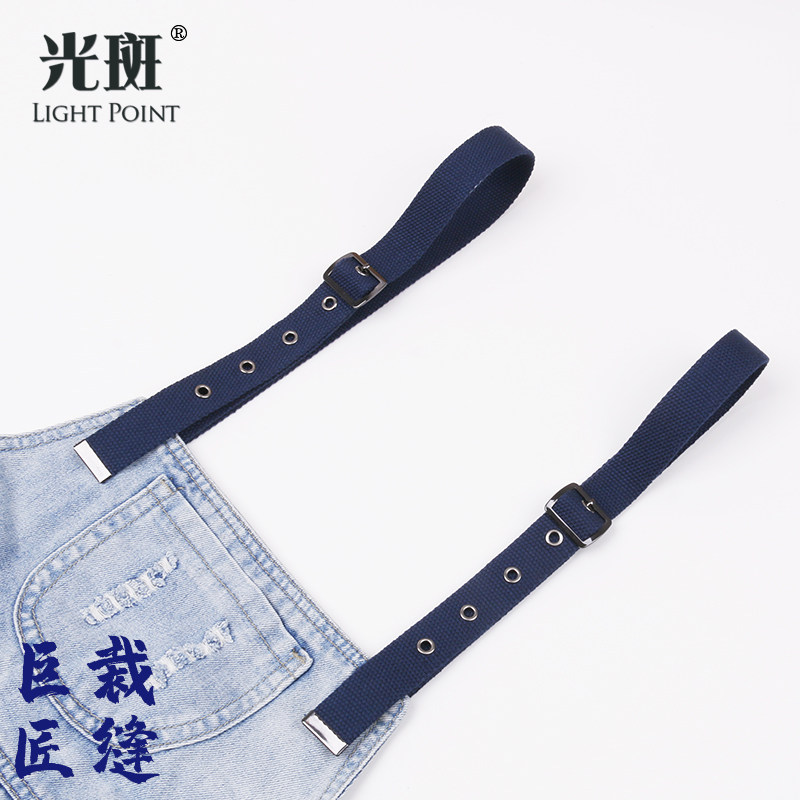 背带裤带子 背带裙肩带 配件可调节眼帆布肩带替换带背带搭扣带裤_虎窝淘