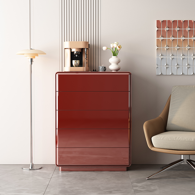 五斗柜简约现代卧室收纳柜客厅家用储物柜意式极简边柜